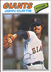 1977 Topps Baseball Cards      324     John Curtis